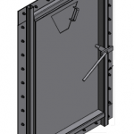 man door 1.5mx1m with stand