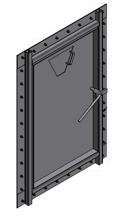 man door 1.5mx1m with stand